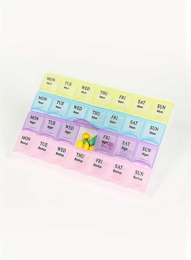 hito 28 Grid Pill Packing Box Medicine Storage Vitamin Organizer Travel - Image 3